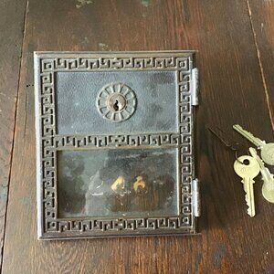 Vintage Yale Brass Post Office Box with 3 Working Keys - #246 - Great Piece.